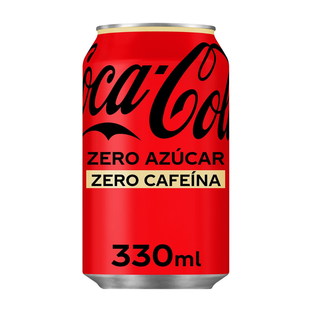 Coca-Cola zero azúcar Zero Cafeína  lata 33cl